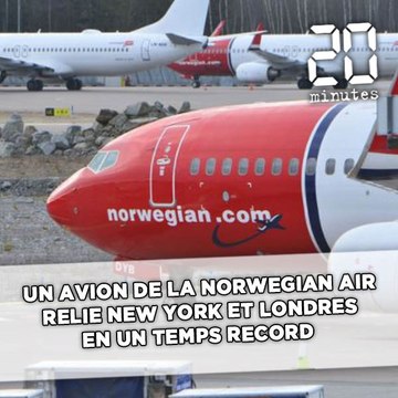 Un avion de la Norwegian Air relie New York à Londres en un temps record