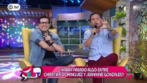 Christian Domínguez responde a periodista y lo toma del cuello