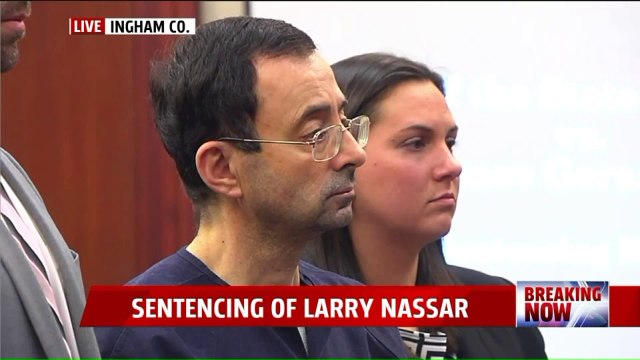Larry Nassar Sentenced to Up to 175 Years in Prison