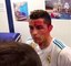 Cristiano Ronaldo reveriving treatmeant after injury