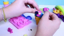 Play Doh Scoops n Treats Playdoh Ice Creams DIY Helados de Colores How to Make Playdough Ice Creams