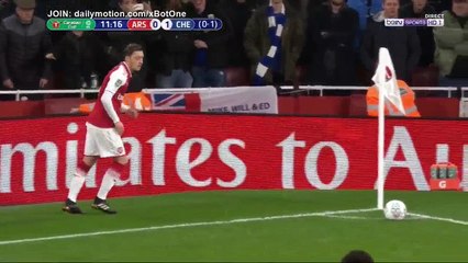 Antonio Rudiger Own Goal HD - Arsenal 1 - 1 Chelsea - 24.01.2018 (Full Replay)