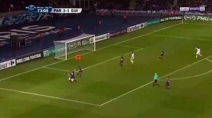 N'Gbakoto (Penalty) Goal HD - Paris SG	3-2	Guingamp 24.01.2018