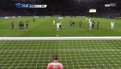 (Penalty) N'Gbakoto Y. A. Goal HD - Paris SG	3-2	Guingamp 24.01.2018