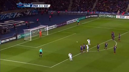 N'Gbakoto Y. A. (Penalty) Goal HD - Paris SG 3-2 Guingamp 24.01.2018