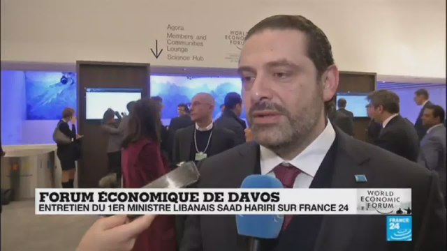 Saad Hariri à Davos : les relations avec l''Arabie Saoudite sont excellentes