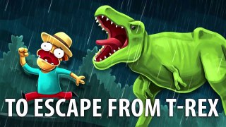 Est-il possible d'échapper à un dinosaure?