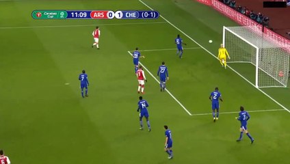 Arsenal 1-1 Chelsea Antonio Rudiger Own Goal HD - 24.01.2018