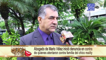 Abogado de Mario Vélez inició denuncia en contra de quienes atentaron contra familia de chicho reality