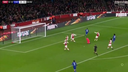 Eden Hazard Goal HD - Arsenal 0 - 1 Chelsea 24.01.2018
