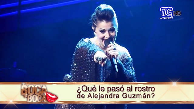 El rostro de Alejandra Guzmán sorprendió a sus fans