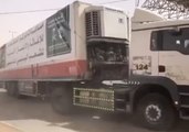Saudi Aid Arrives in Yemen by Road and Plane