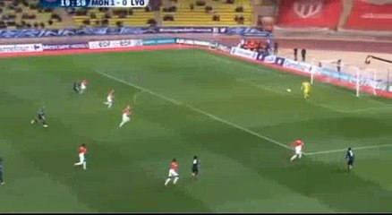 Bertrand Traore  Goal HD - Monaco	1-1	Lyon 24.01.2018