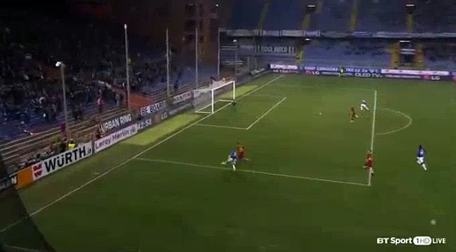Quagliarella F. (Penalty) Goal HD - Sampdoria	1-0	AS Roma 24.01.2018