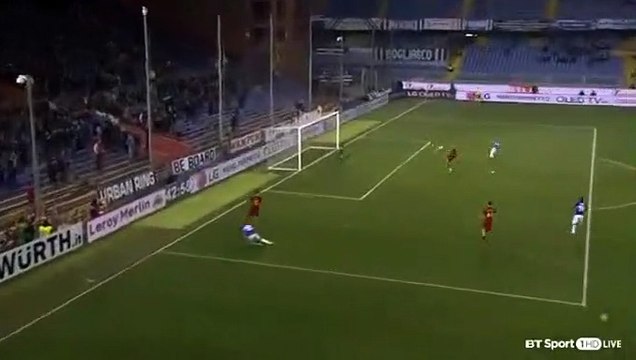 Quagliarella F. (Penalty) Goal HD - Sampdoria	1-0	AS Roma 24.01.2018