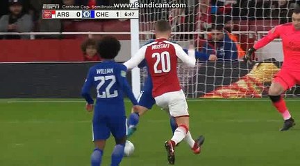Half Time Goals - Arsenal 1-1 Chelsea 24.01.2018