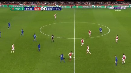 Granit Xhaka  Goal HD - Arsenal	2-1	Chelsea 24.01.2018