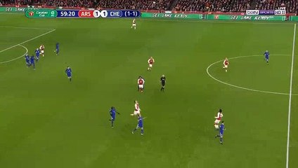 Granit Xhaka  Goal HD - Arsenal	2-1	Chelsea 24.01.2018