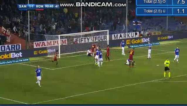 Edin Dzeko Goal HD - SAMPDORIA 1-1 ROMA 24.01.2018