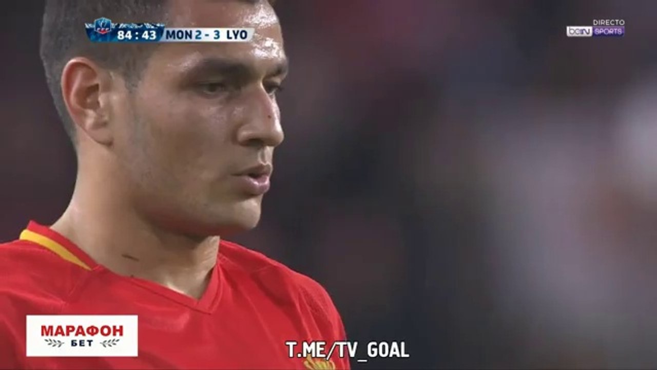 Monaco 2-3 Lyon - les Buts et Résumé - 24.01.2018