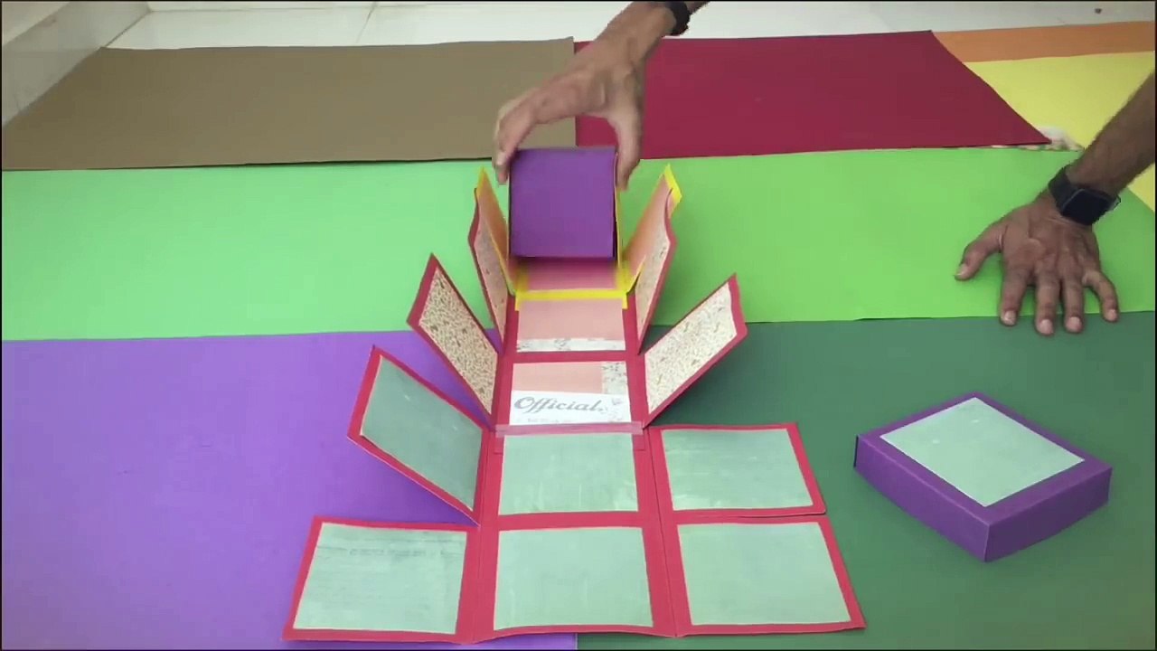 Infinite | Never Ending Explosion Box for Mothers Day - DIY Tutorial by Paper Folds - 700