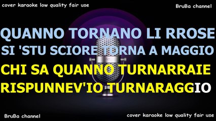 Renzo Arbore - Era de maggio  Karaoke