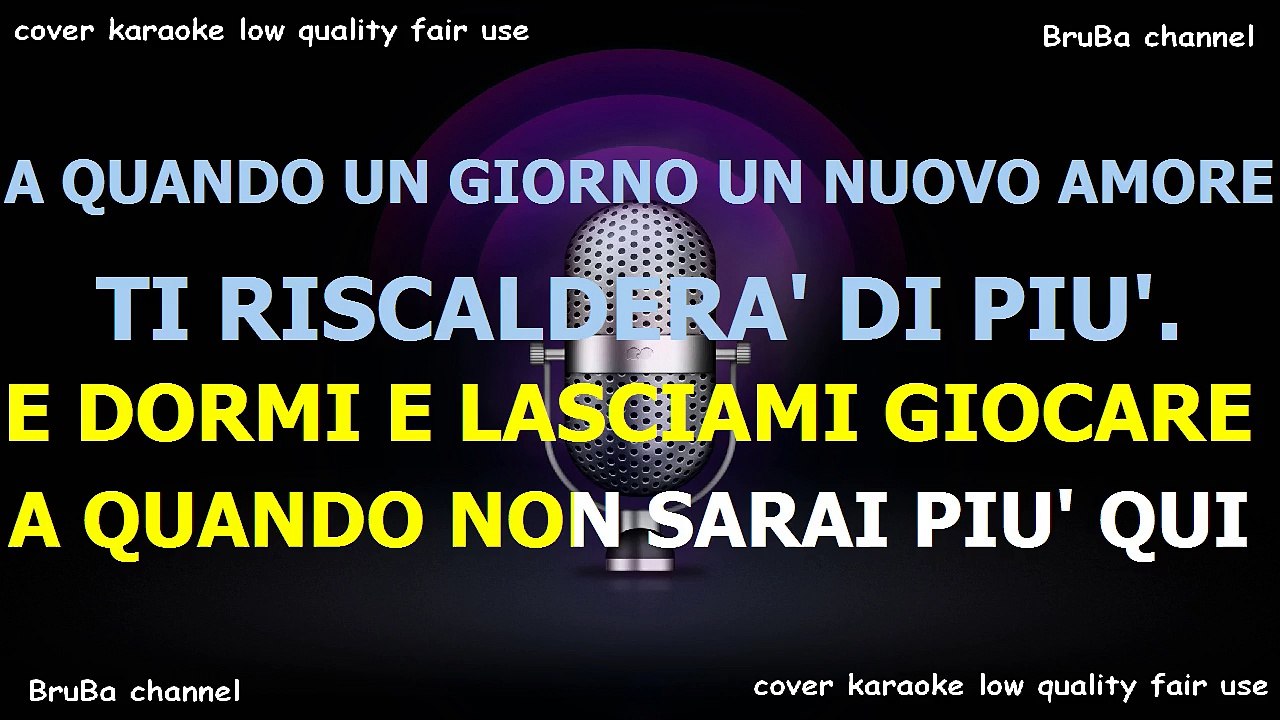 Se c'è un posto nel tuo cuore  - Pooh   Karaoke