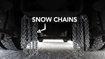 These Automatic Snow Chains Get Big Trucks Through The Winter Snow