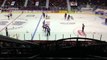 Brian McGrattan vs Brett Gallant fight New York Islanders vs Calgary Flames NHL Pre-season Hockey
