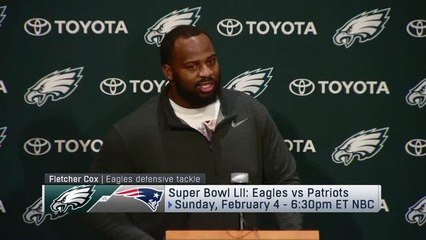 Fletcher Cox on his favorite Super Bowl memory: 'I really don't watch football'