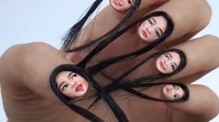 Hair nails are now a thing