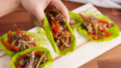 You Won't Miss The Bread In No Carb Philly Cheesesteaks