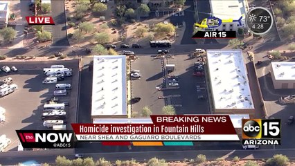 Homicide investigation underway in Fountain Hills
