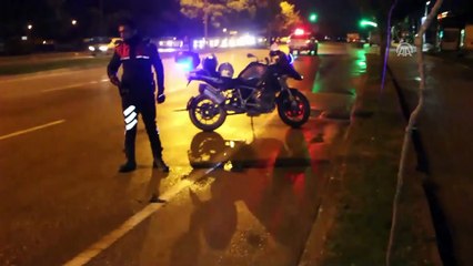 Adana'da polis-şüpheli kovalamacası