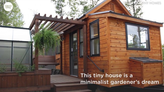 This Tiny House Comes with Its Own Porch Swing and Greenhouse