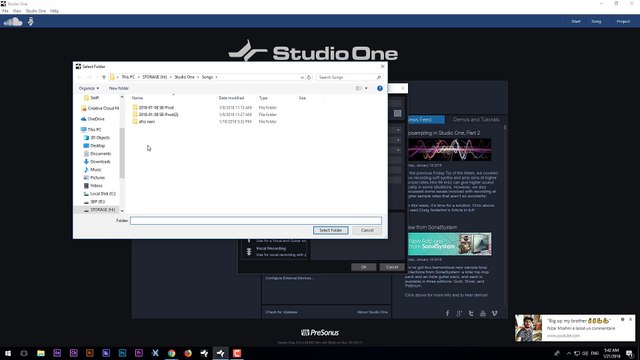 Tuto - Presonus Studio One - Interface part 1/2 تعلم الاستديو وان الدرس الاول واجهة البرنامج