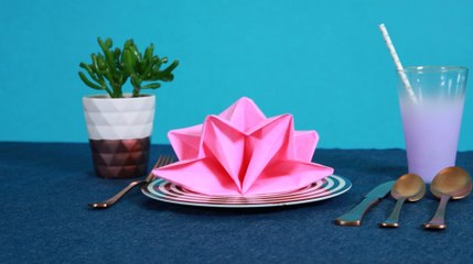 3 Easy Napkin Folds for the Fanciest Table Ever
