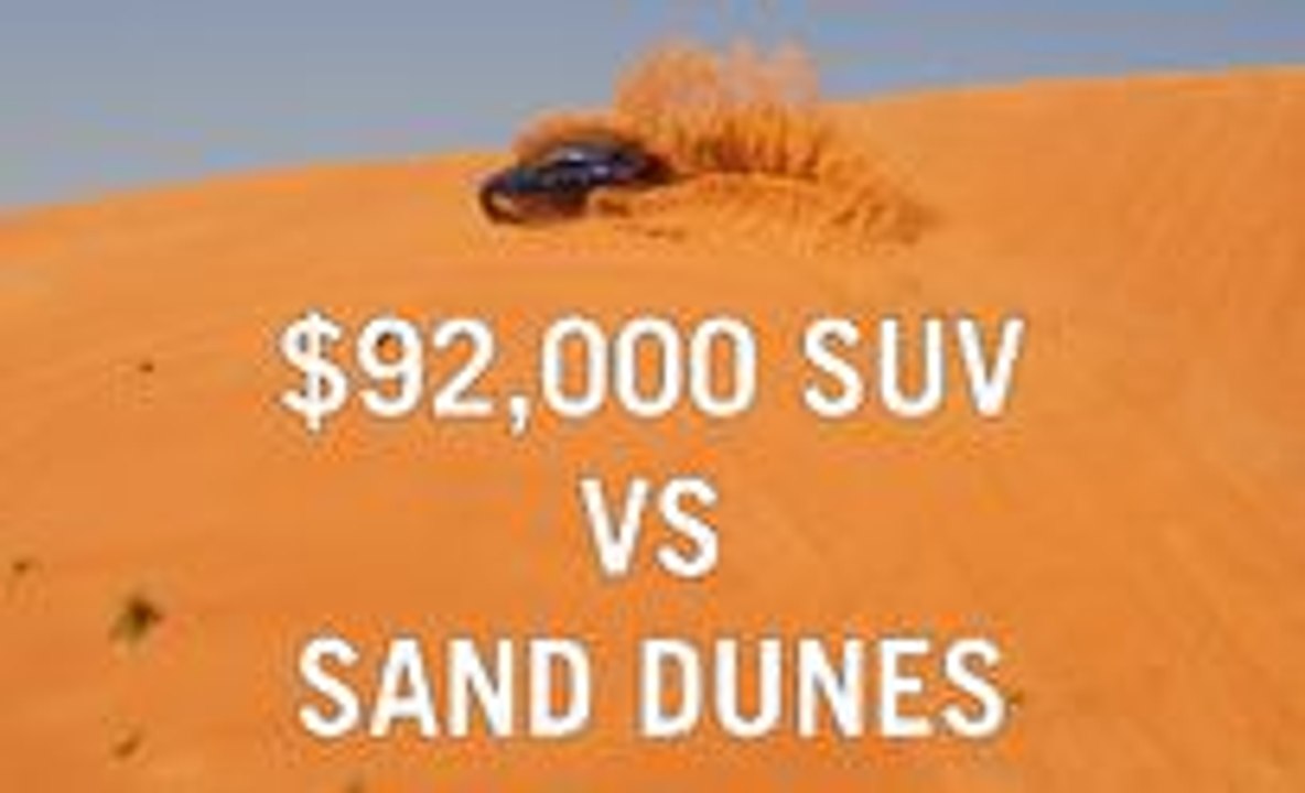 $92,000 SUV vs Sand Dunes