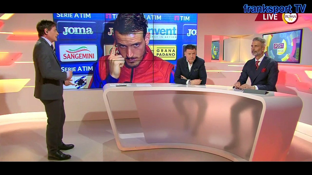 Sampdoria-Roma 1-1|INTERVISTE POST-PARTITA FLORENZI,DI FRANCESCO|Serie A Roma TV 24.01.2018