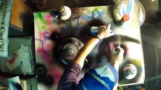 Spray Painting Art GoPro Hero 2 Breaking The Dawn by Matt Sorensen