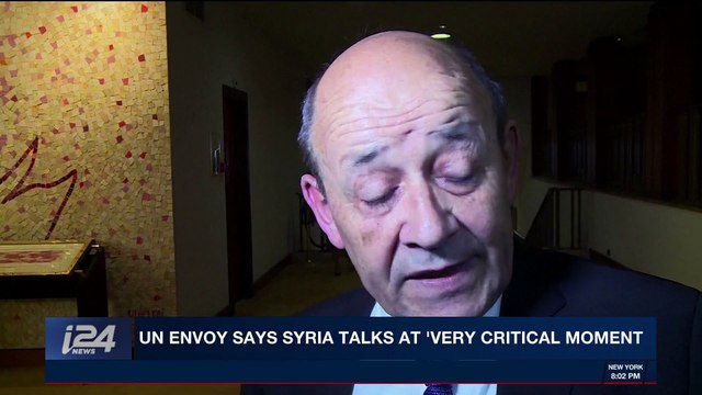 i24NEWS DESK | UN envoy says Syria talks at 'very critical moment' | Wednesday, January 24th 2018