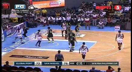 GLOBALPORT VS SAN MIGUEL JANUARY 24 2018 4Q