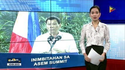 Pres. Duterte, inimbitahan ng EU sa 12th ASEM Summit na gaganapin sa Belgium