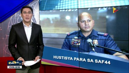 PNP, hindi hihinto sa pagkamit ng hustisya para sa SAF 44