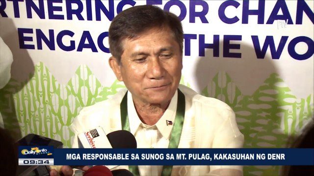 Mga responsable sa sunog sa Mt. Pulag, kakasuhan ng DENR
