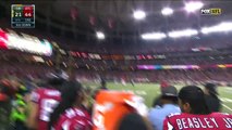 2016 - Dan Quinn gets Gatorade bath as Falcons advance to Super Bowl LI