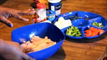 HOW - TO MAKE REAL JAMAICAN STEW CHICKEN , JAMAICAN RICE & PEAS WITH JAMAICAN PLANTAINS