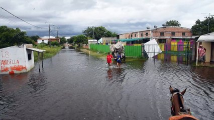 Declaran estado de emergencia en Asunción por inundaciones