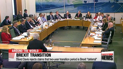 Brexit minister rejects claims that two-year transition period is Brexit "deferral"