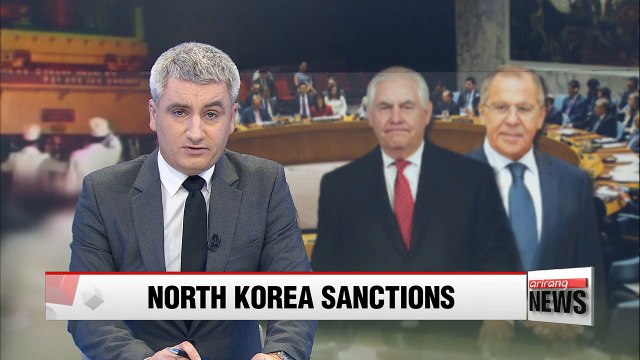 Tillerson stresses urgency of implementing UN sanctions on North Korea